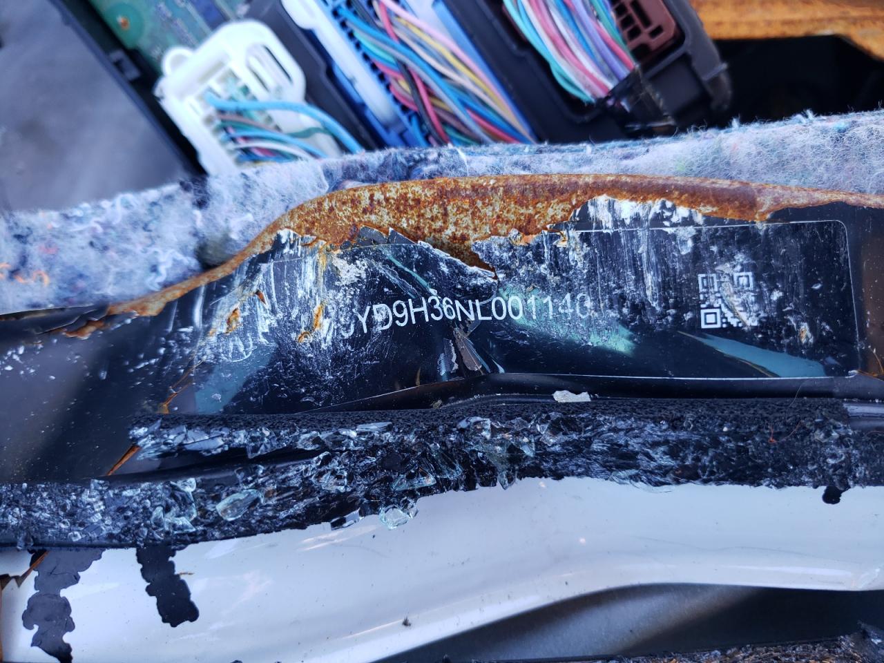 2022 Acura MDX VIN 5J8YD9H36NL001140 Copart auction photo, all over damage thumbnail 10