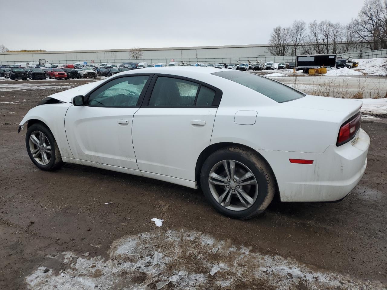 2014 Dodge Charger VIN 2C3CDXFG1EH238851 Copart auction photo, front end / side damage thumbnail 2