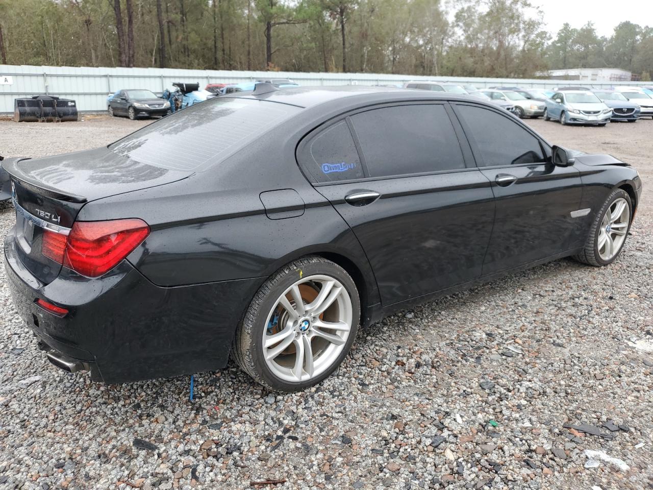 2013 BMW 7er VIN WBAYE8C53DD131817 Copart auction photo, front end damage thumbnail 3