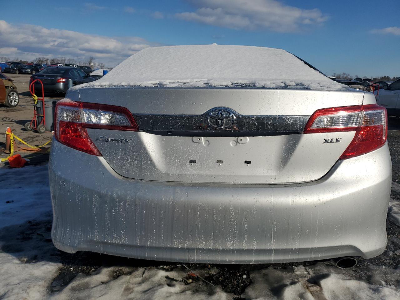 2014 Toyota Camry VIN 4T4BF1FK6ER388326 Copart auction photo, front end / side damage thumbnail 6