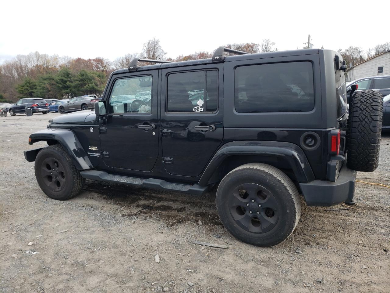 2014 Jeep Wrangler VIN 1C4BJWEG6EL222529 Copart auction photo, front end damage thumbnail 2