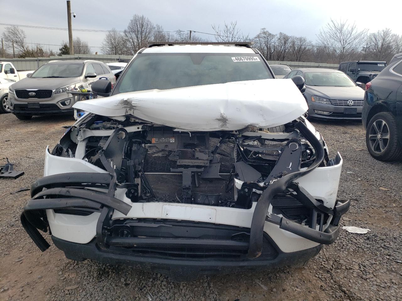 2021 Ford Explorer VIN 1FM5K8AB6MGC39009 Copart auction photo, front end damage thumbnail 5