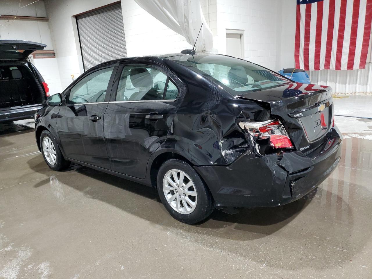 2017 Chevrolet Sonic VIN 1G1JD5SH8H4147320 Copart auction photo, rear end damage thumbnail 2