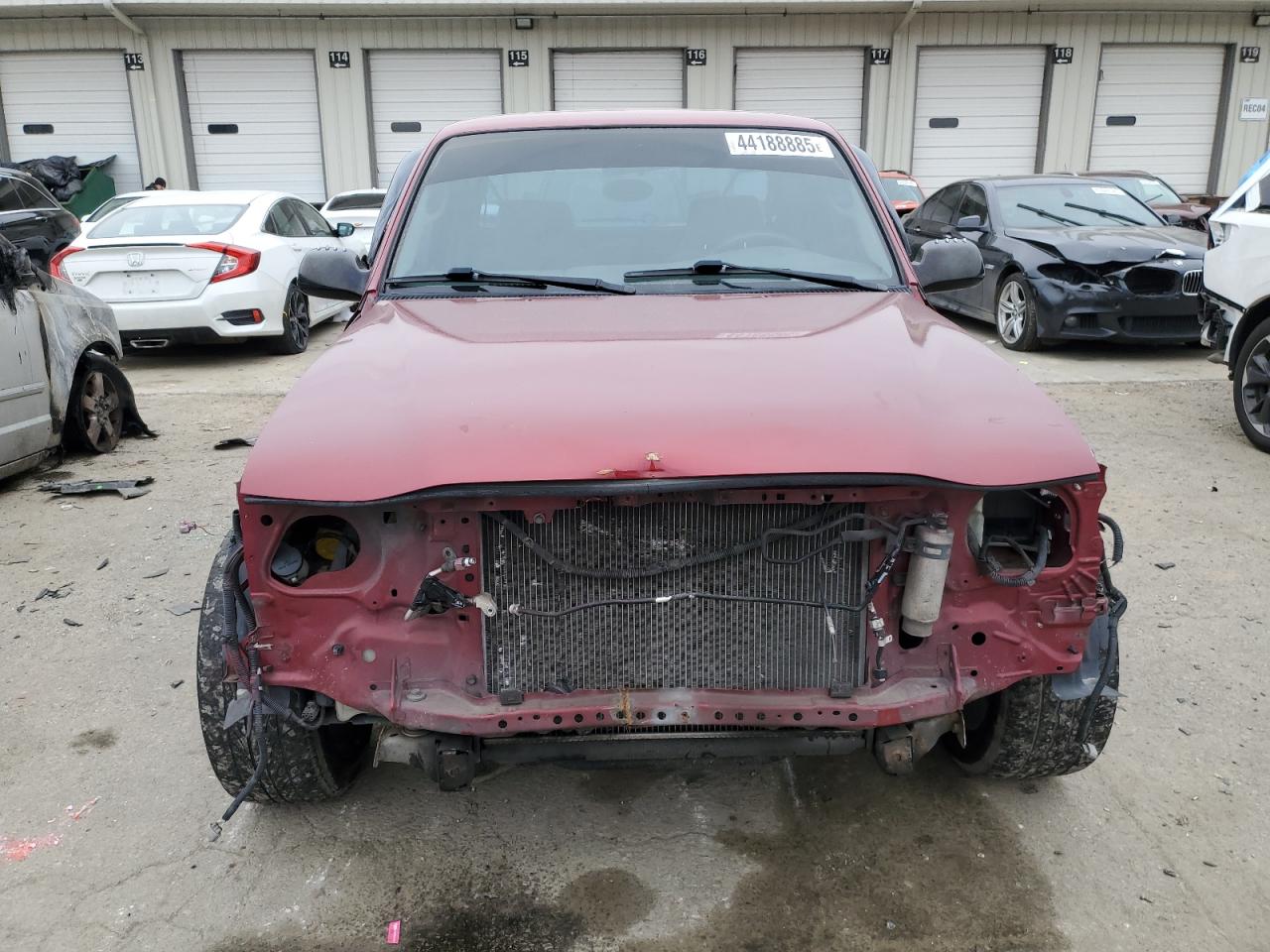 2002 Toyota Tacoma VIN 5TEVL52N62Z010876 Copart auction photo, front end damage thumbnail 5