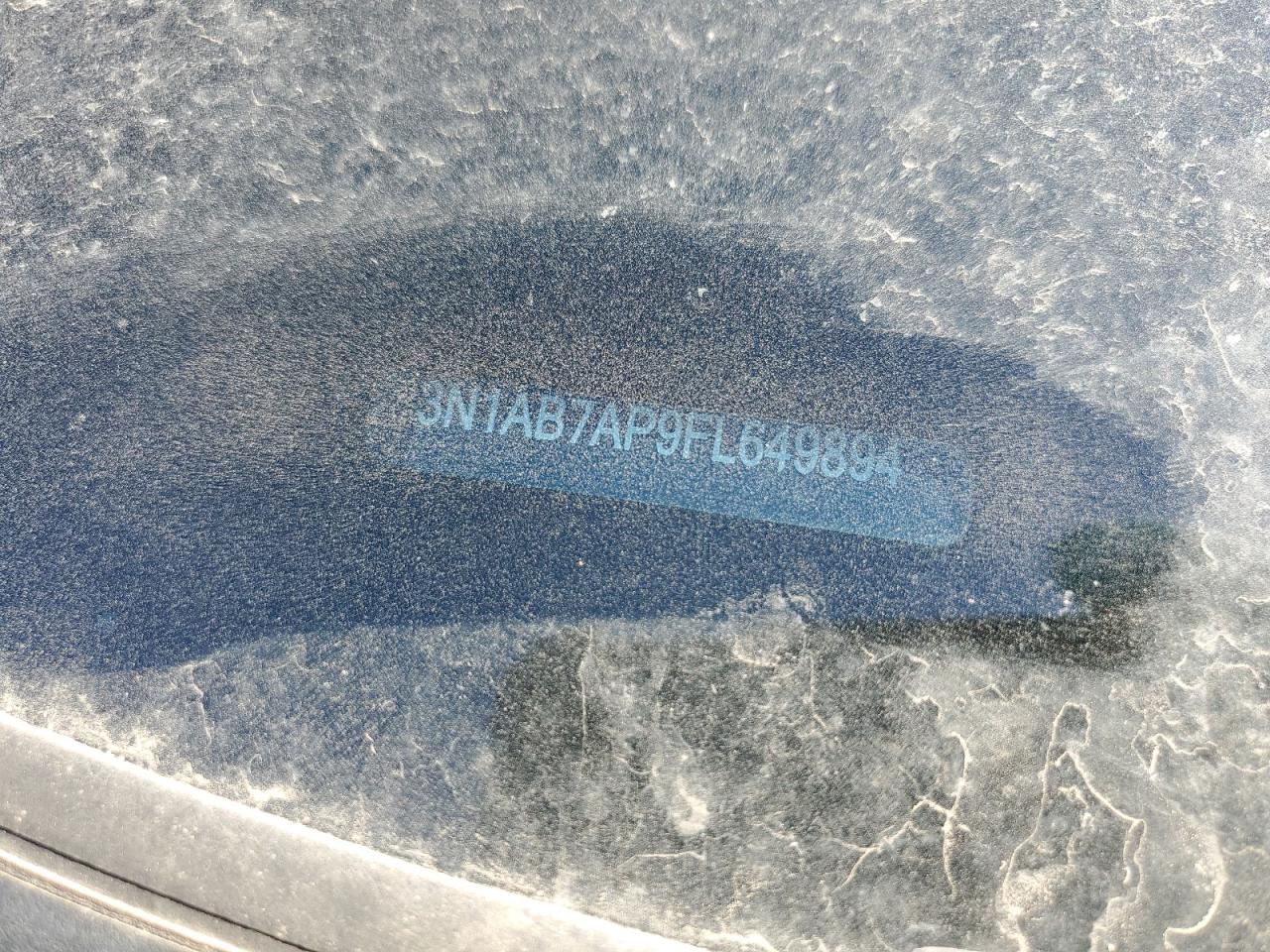 2015 Nissan Sentra VIN 3N1AB7AP9FL649894 Copart auction photo, hail / mechanical damage thumbnail 12