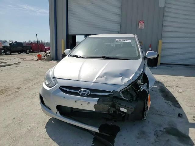 2015 Hyundai Accent VIN KMHCT4AE7FU857502 Copart auction photo, front end / frame damage damage thumbnail 11