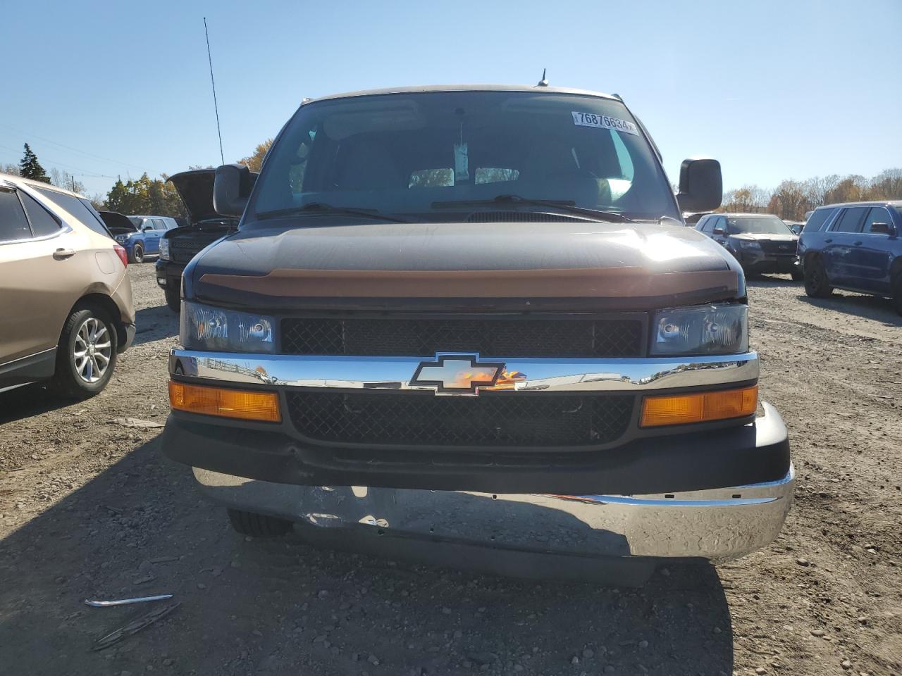2014 Chevrolet Express VIN 1GAZG1FG9E1197581 Copart auction photo, front end damage thumbnail 5