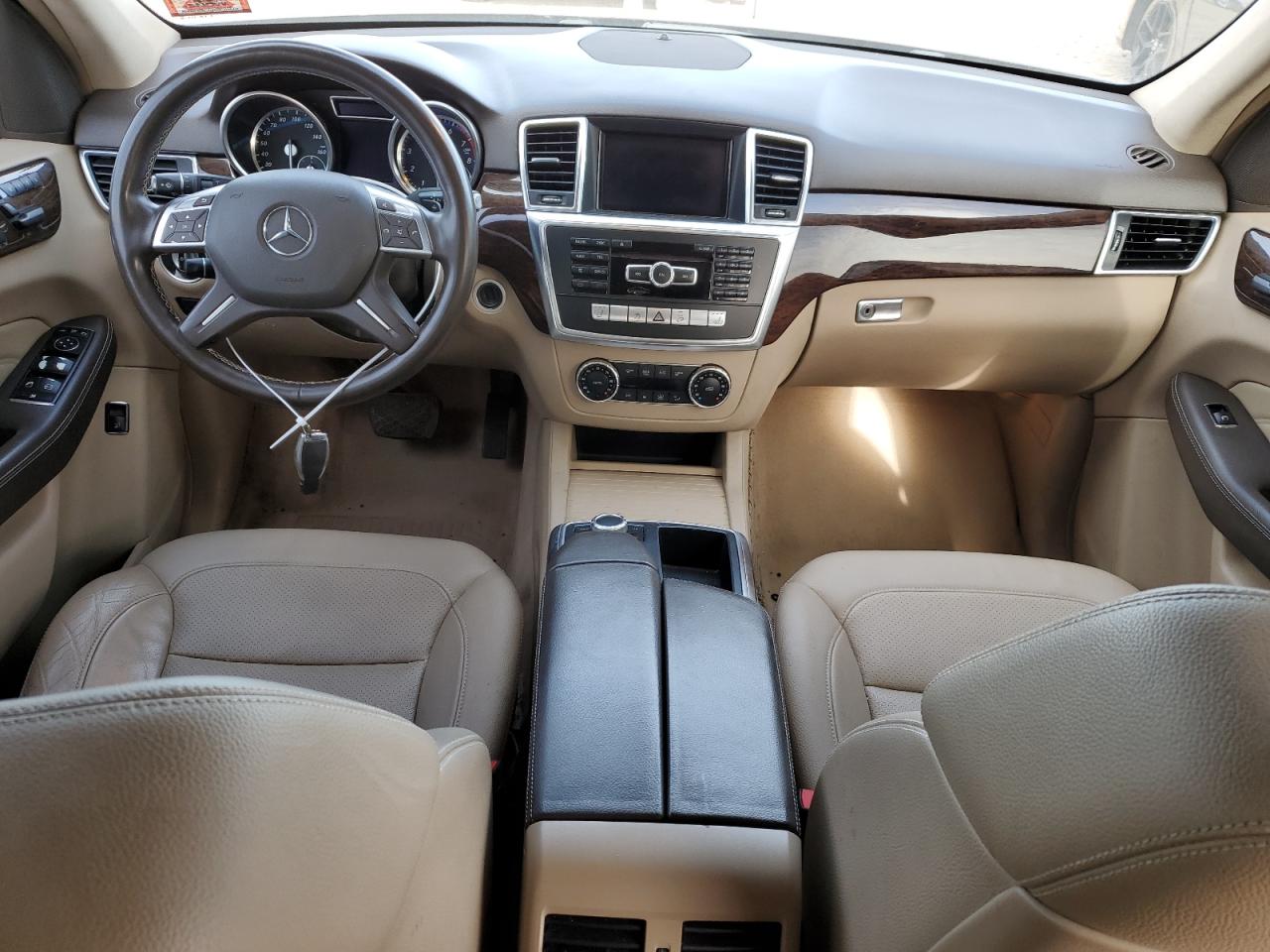 2015 Mercedes-Benz M-klasse VIN 4JGDA5HB6FA617466 Copart auction photo, rear end / front end damage thumbnail 8