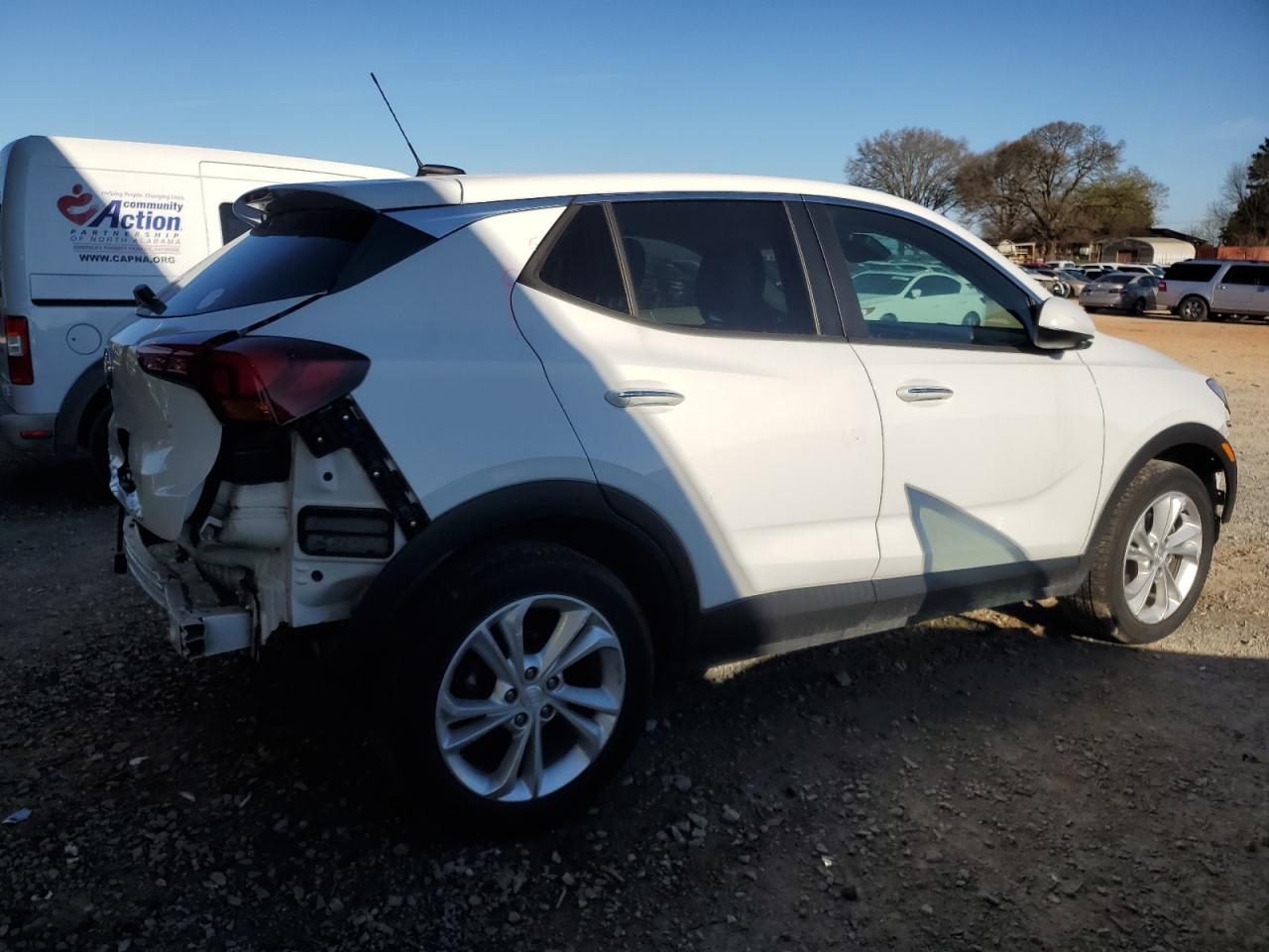 2021 Buick Encore VIN KL4MMBS25MB066533 Copart auction photo, front end / rear end damage thumbnail 3