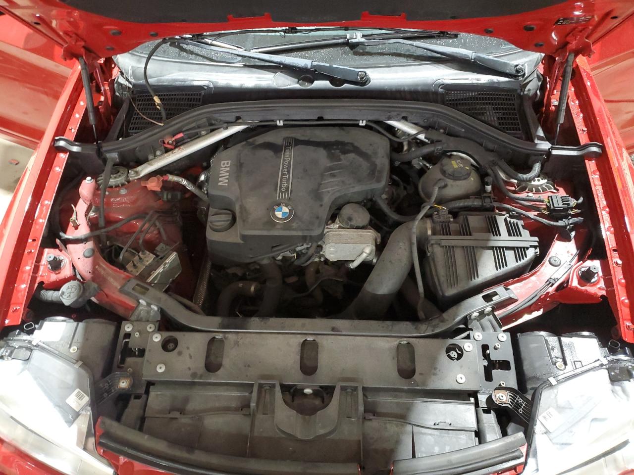 2016 BMW X4 VIN 5UXXW3C53G0R22907 Copart auction photo, front end damage thumbnail 11