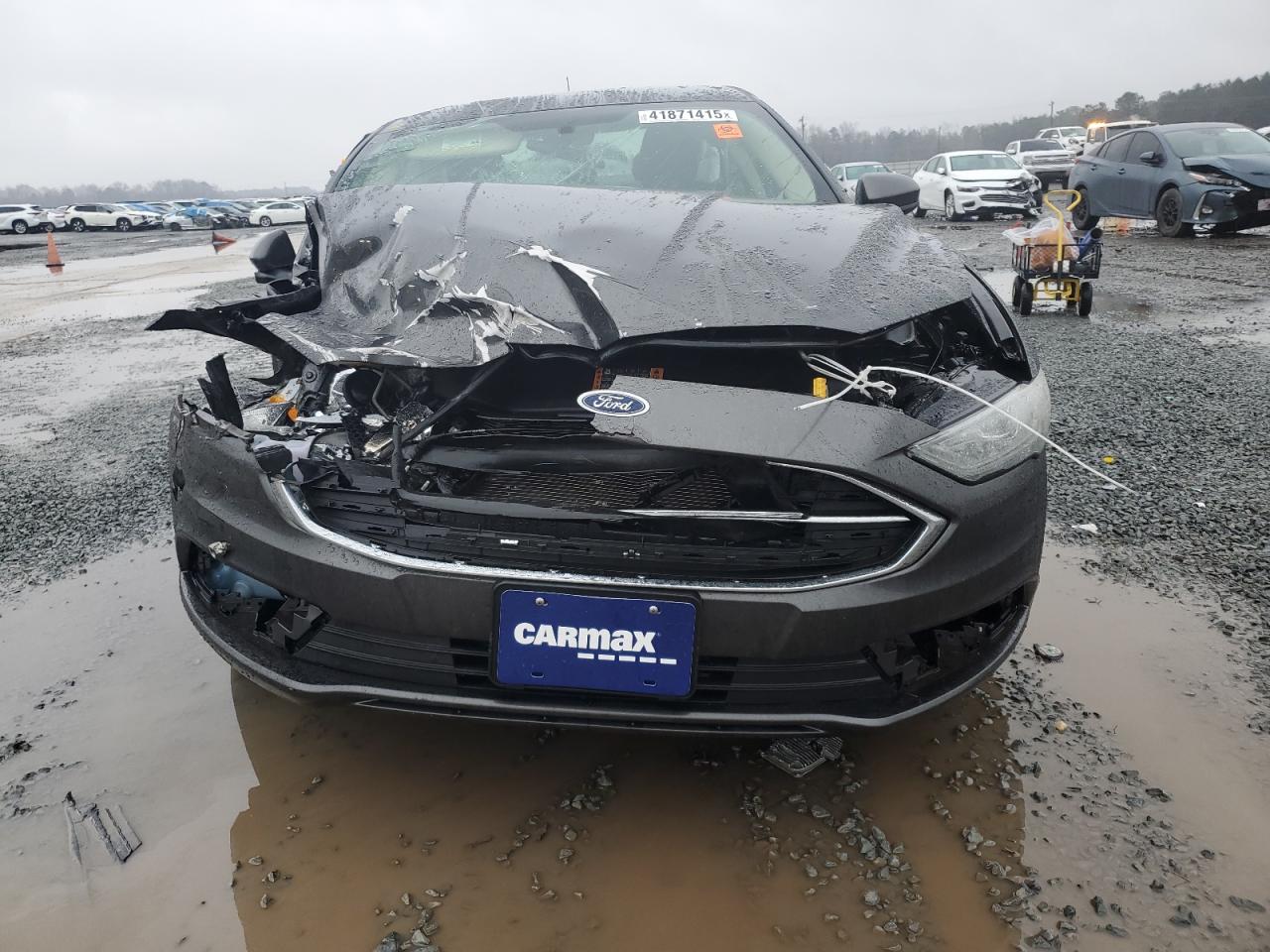 2017 Ford Fusion VIN 3FA6P0H73HR363675 Copart auction photo, front end / side damage thumbnail 5