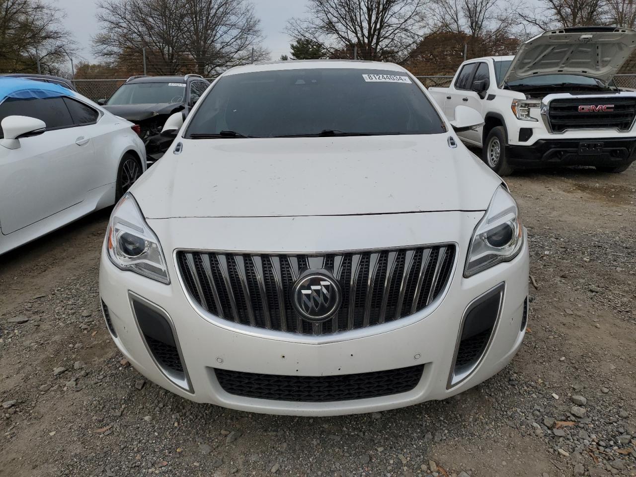 2017 Buick Regal VIN 2G4GU5GX1H9111964 Copart auction photo, front end / rear end damage thumbnail 5