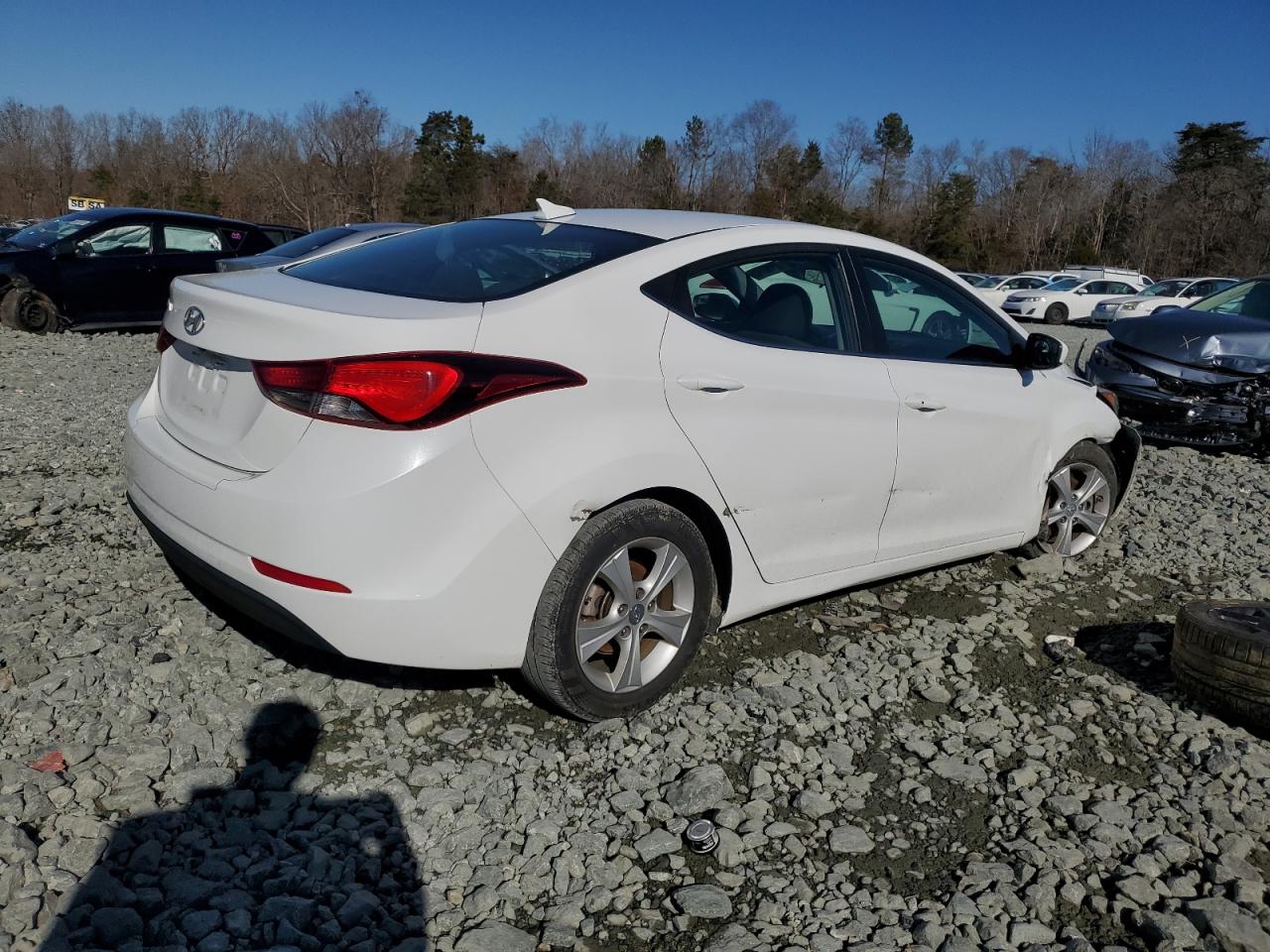 2016 Hyundai Elantra VIN 5NPDH4AE8GH774506 Copart auction photo, front end damage thumbnail 3