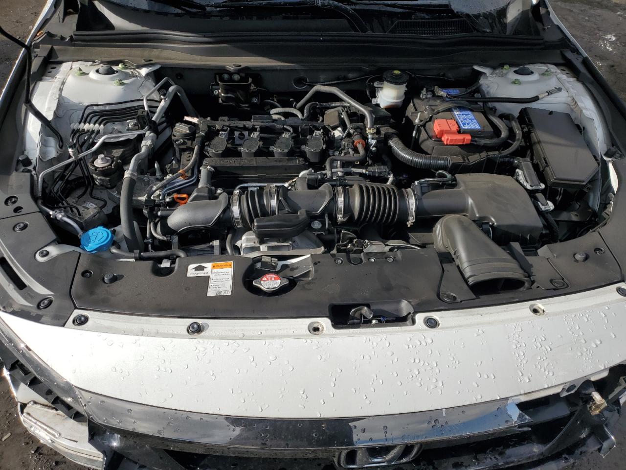 2022 Honda Accord VIN 1HGCV1F42NA056250 Copart auction photo, all over damage thumbnail 11