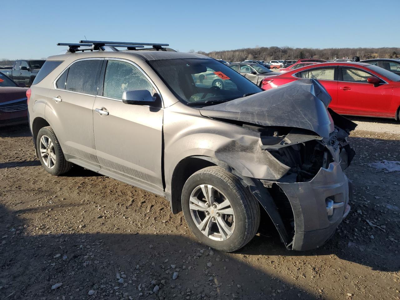 2011 Chevrolet Equinox VIN 2CNFLNEC4B6396912 Copart auction photo, front end damage thumbnail 4