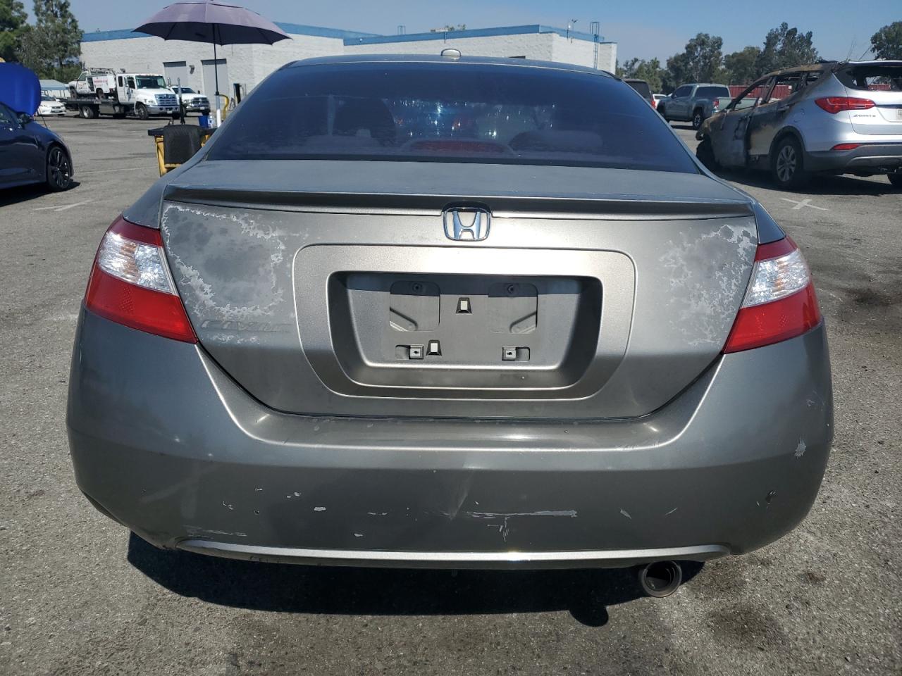 2007 Honda Civic VIN 2HGFG12867H544850 Copart auction photo, rollover damage thumbnail 6