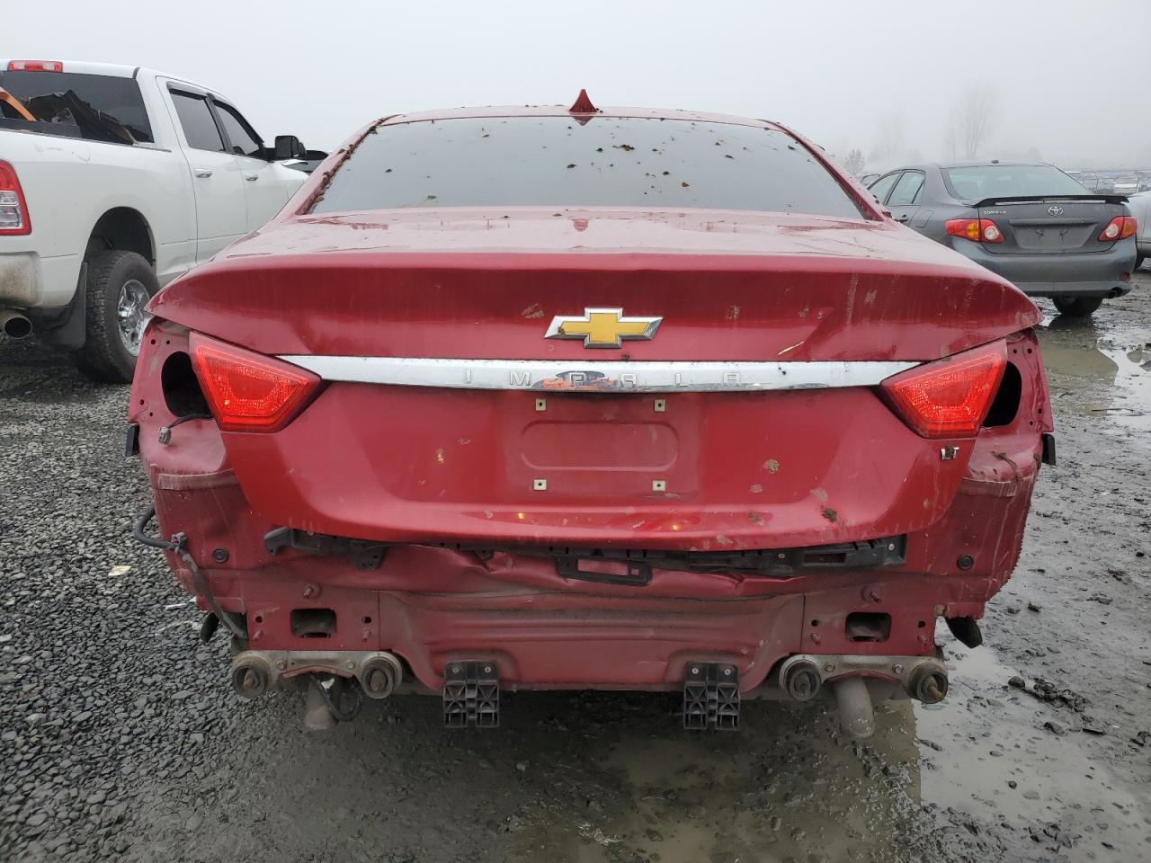 2014 Chevrolet Impala VIN 2G1115SL6E9113866 Copart auction photo, rear end damage thumbnail 6