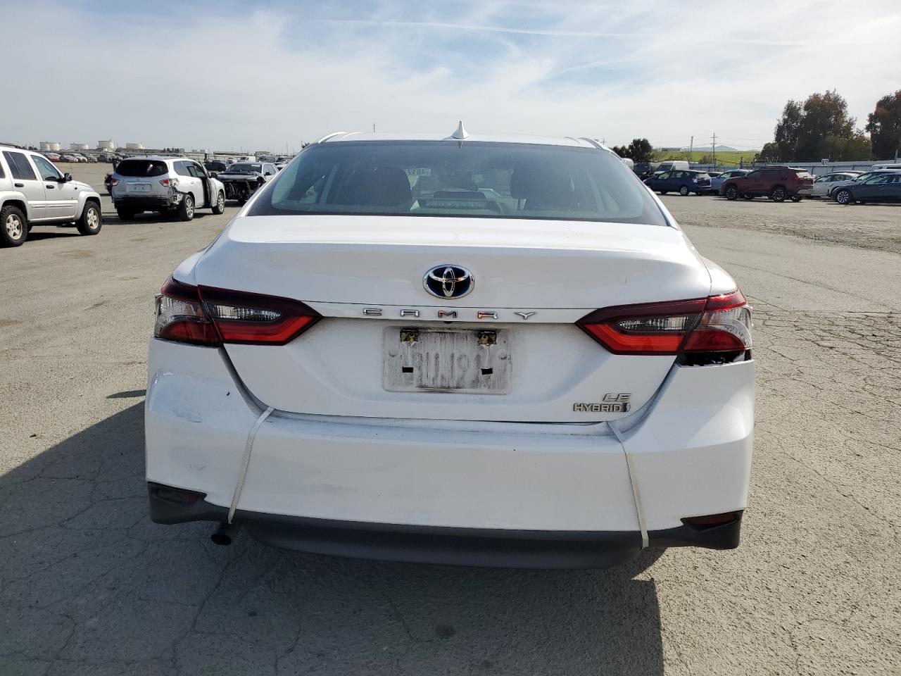 2022 Toyota Camry VIN 4T1C31AK3NU595562 Copart auction photo, rear end damage thumbnail 6