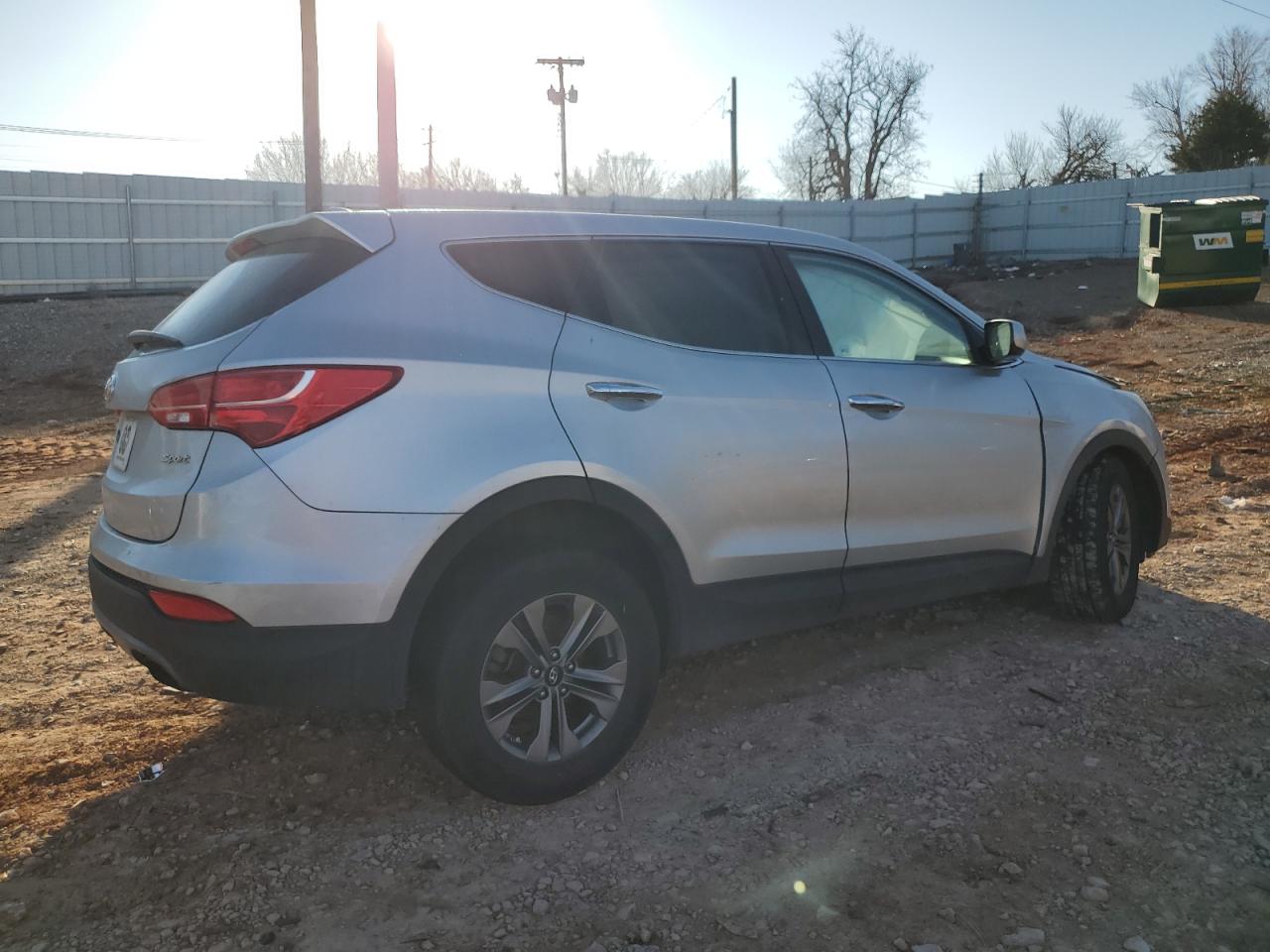 2016 Hyundai Santa Fe VIN 5XYZT3LB9GG329023 Copart auction photo, front end / side damage thumbnail 3