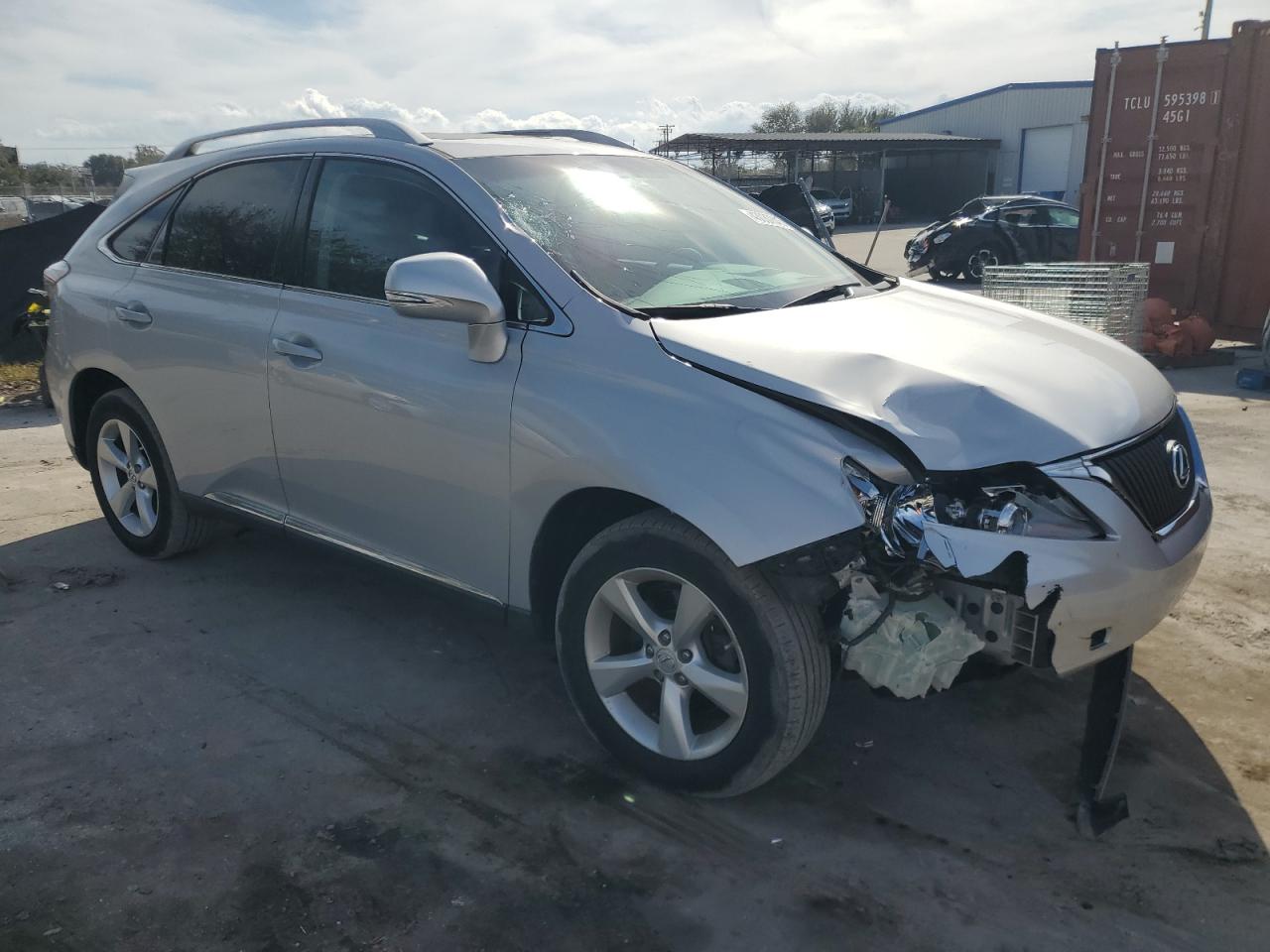2010 Lexus RX VIN 2T2BK1BA7AC032090 Copart auction photo, front end / side damage thumbnail 4