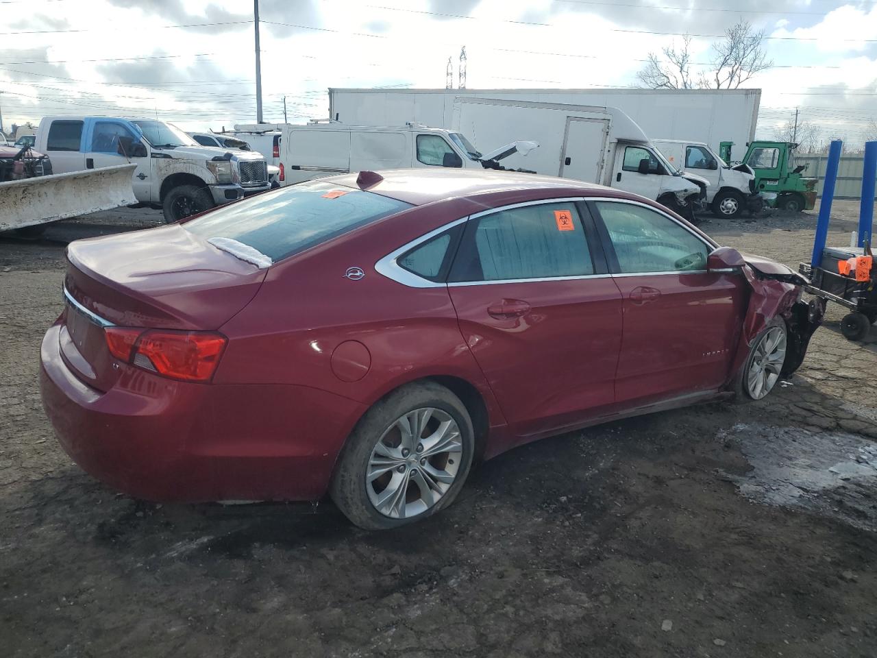 2014 Chevrolet Impala VIN 1G1115SLXEU104753 Copart auction photo, rear end damage thumbnail 3