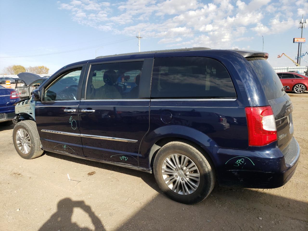 2013 Chrysler Town & Country VIN 2C4RC1CG8DR777356 Copart auction photo, all over damage thumbnail 2