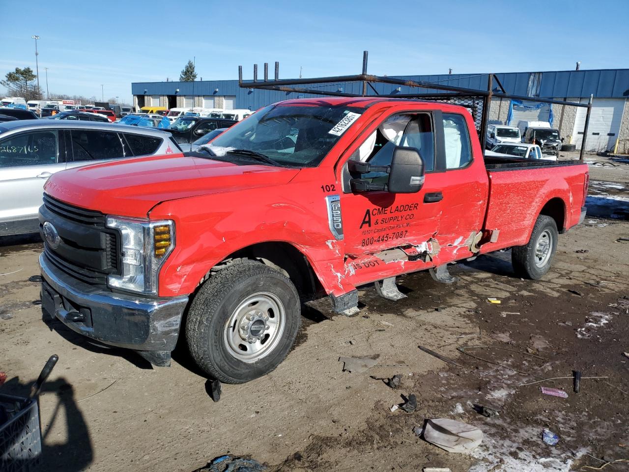 2019 Ford F250 VIN 1FT7X2A64KEE00951