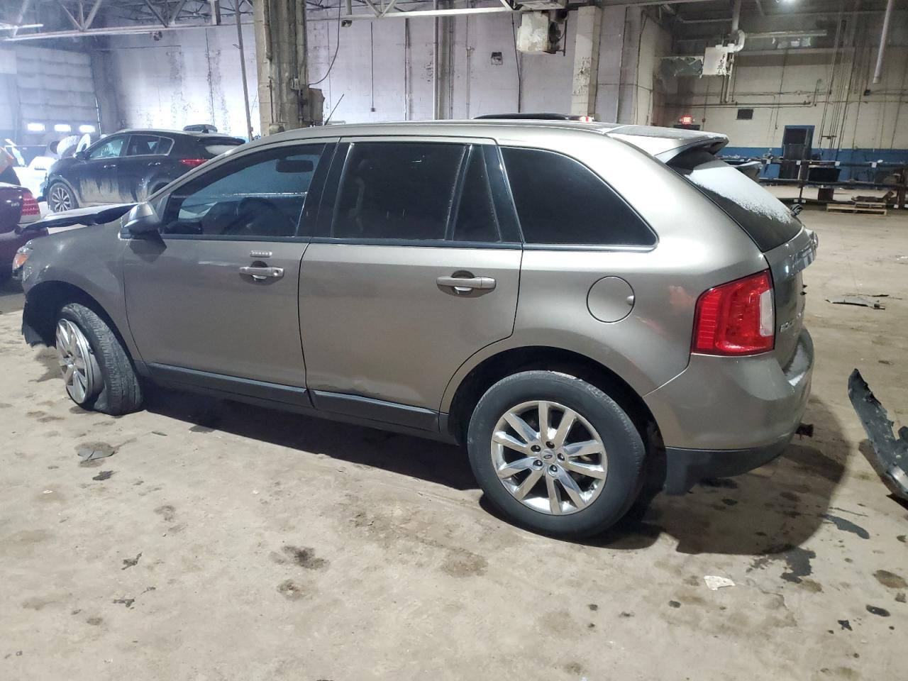 2014 Ford Edge VIN 2FMDK3JC9EBB08236 Copart auction photo, front end / rear end damage thumbnail 2