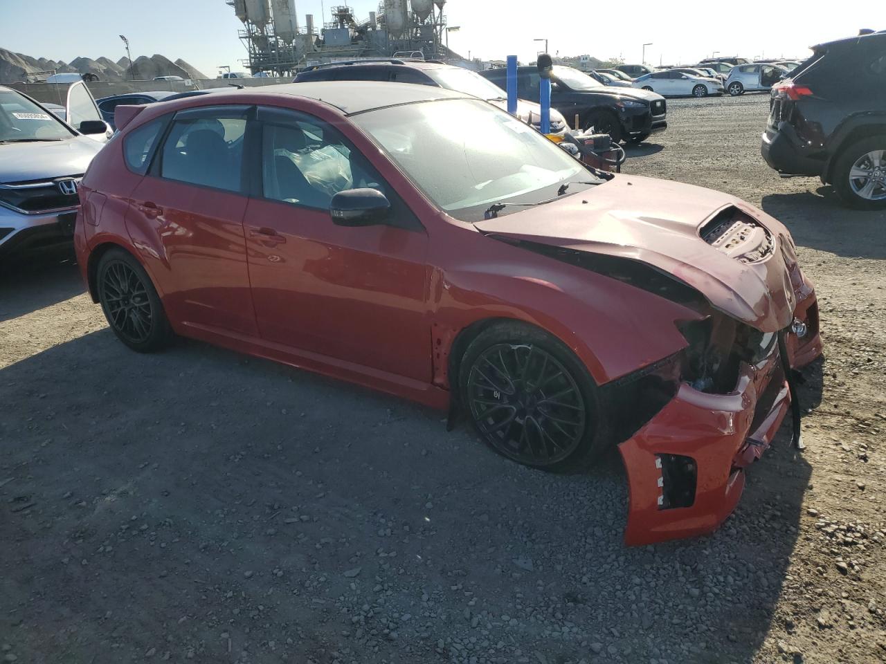 2012 Subaru WRX VIN JF1GR8H62CL200379 Copart auction photo, front end damage thumbnail 4