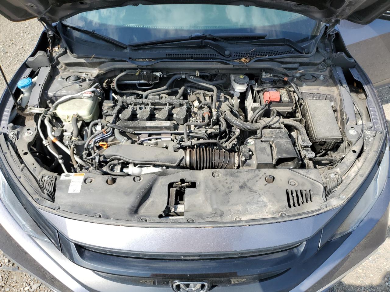 2020 Honda Civic VIN 19XFC1F77LE014632 Copart auction photo, rear end damage thumbnail 11