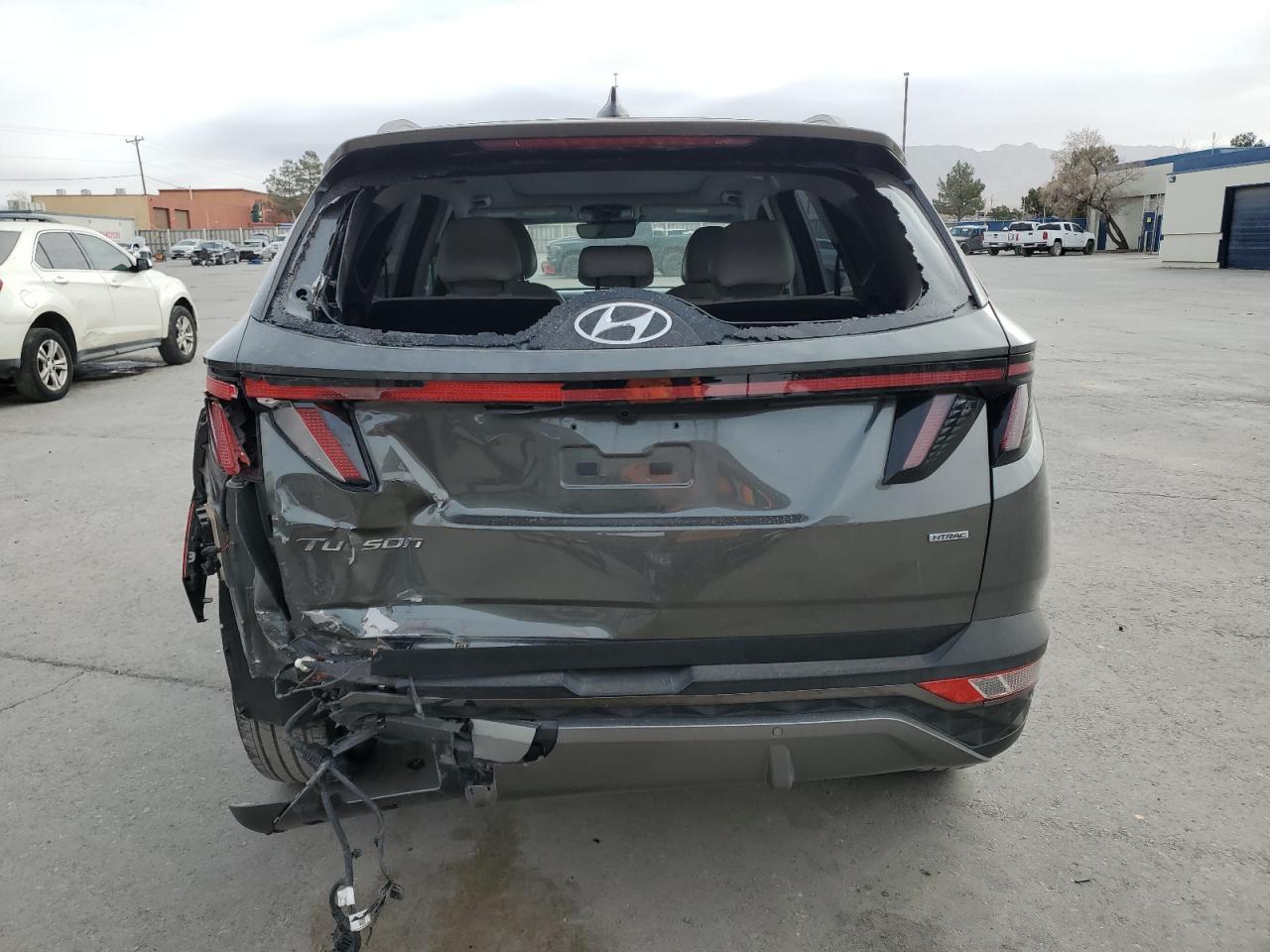 2023 Hyundai Tucson VIN 5NMJECAE8PH240117 Copart auction photo, rear end damage thumbnail 6