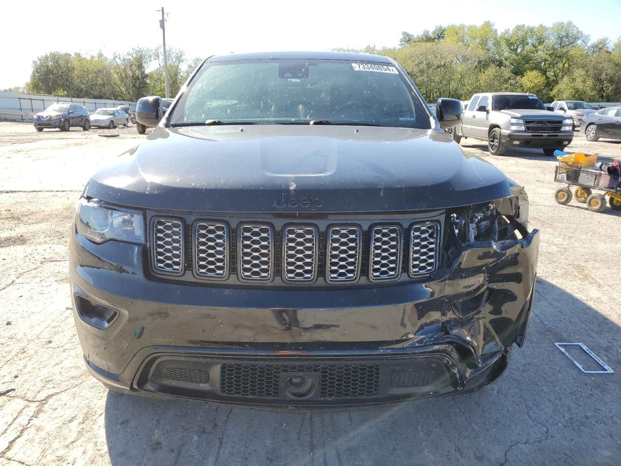 2021 Jeep Grand Cherokee VIN 1C4RJFAG2MC633087 Copart auction photo, front end / minor dent/scratches damage thumbnail 5