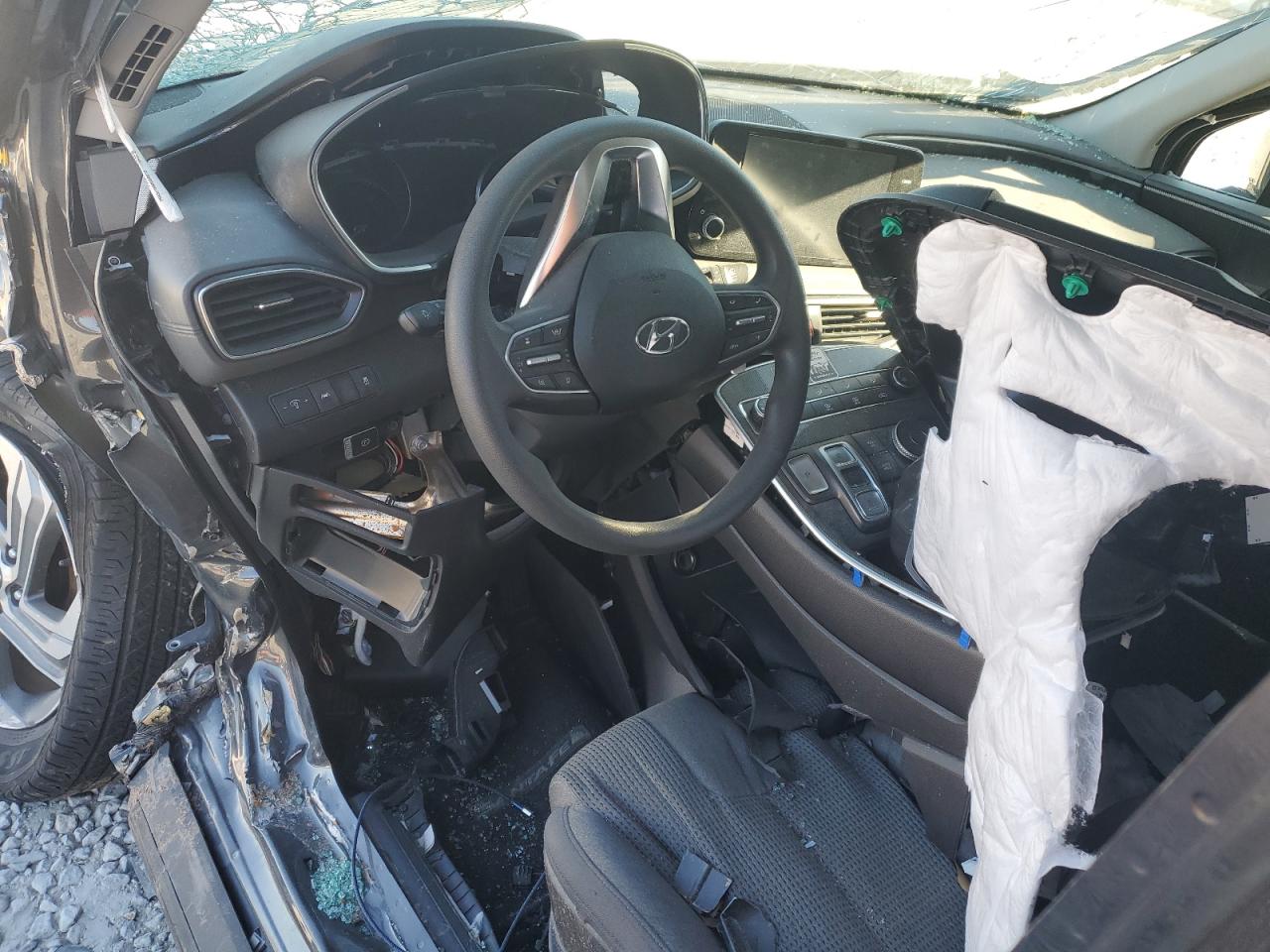 2022 Hyundai Santa Fe VIN 5NMS1DAJ8NH405423 Copart auction photo, all over damage thumbnail 8
