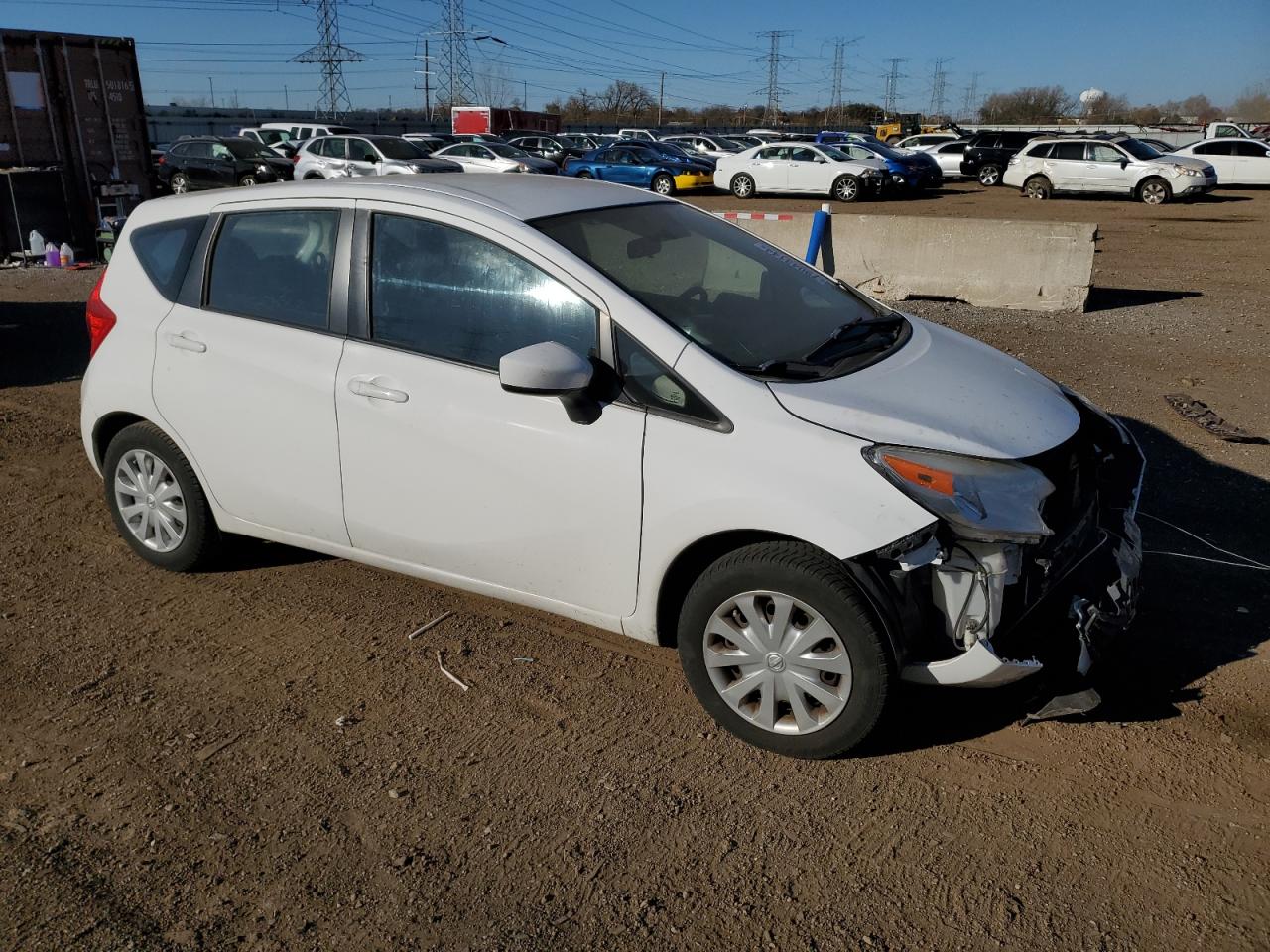 2015 Nissan Versa VIN 3N1CE2CP8FL422972 Copart auction photo, front end damage thumbnail 4