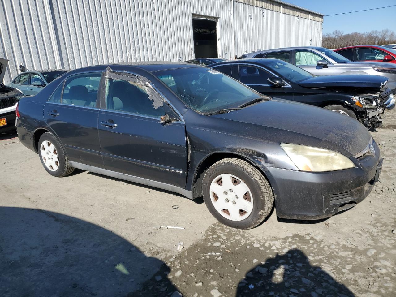 2006 Honda Accord VIN 1HGCM56476A068065 Copart auction photo, front end / side damage thumbnail 4