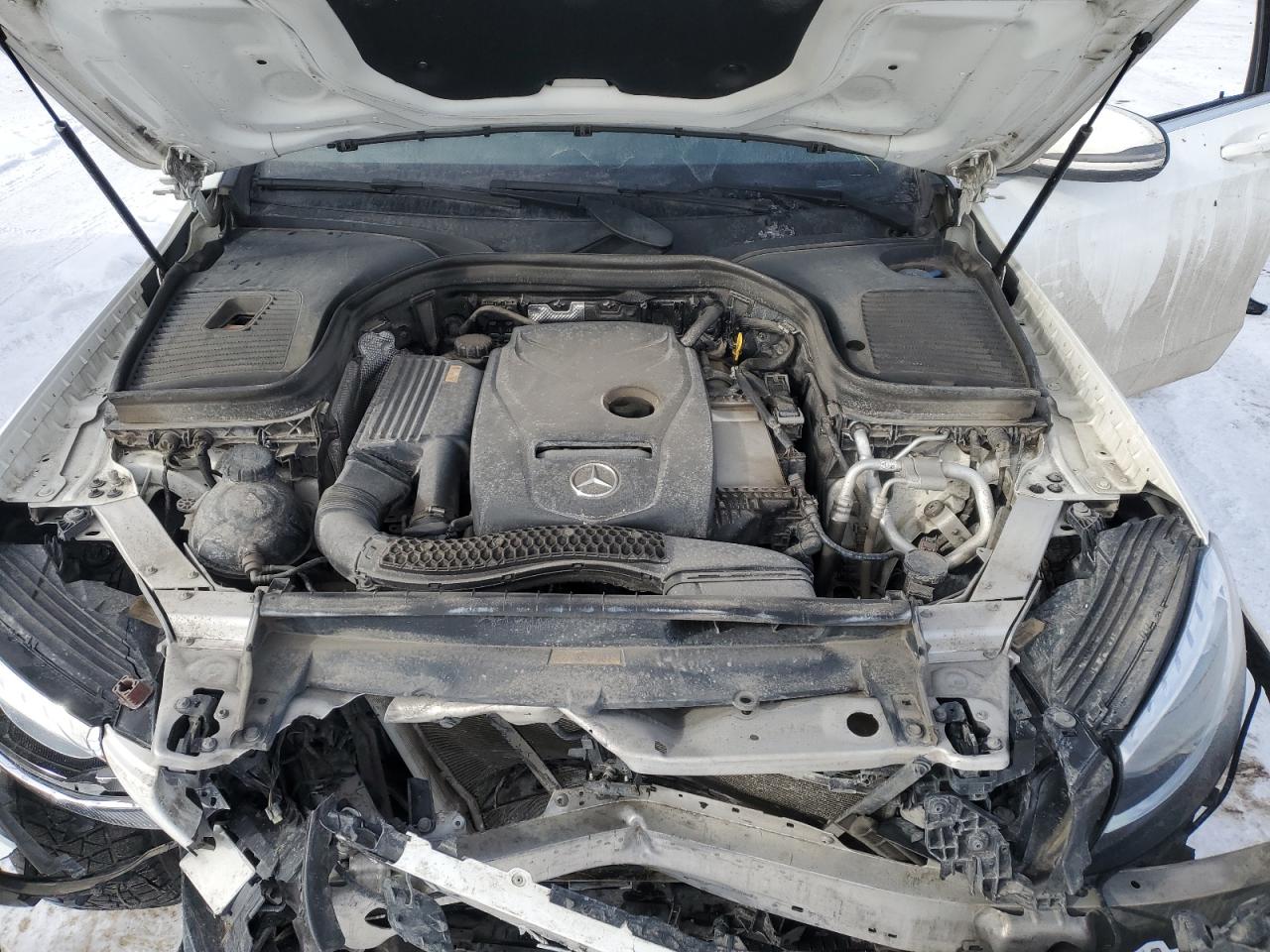 2017 Mercedes-Benz GLC VIN WDC0G4KB5HF162792 Copart auction photo, front end / undercarriage damage thumbnail 12