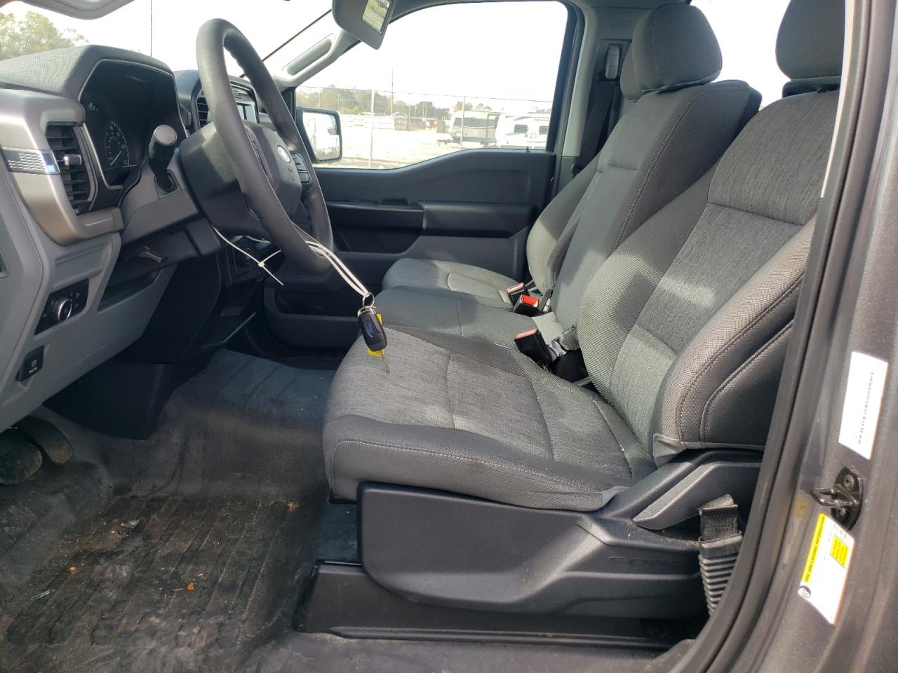 2021 Ford F-150 VIN 1FTMF1CB2MKD44085 Copart auction photo, top/roof / side damage thumbnail 7
