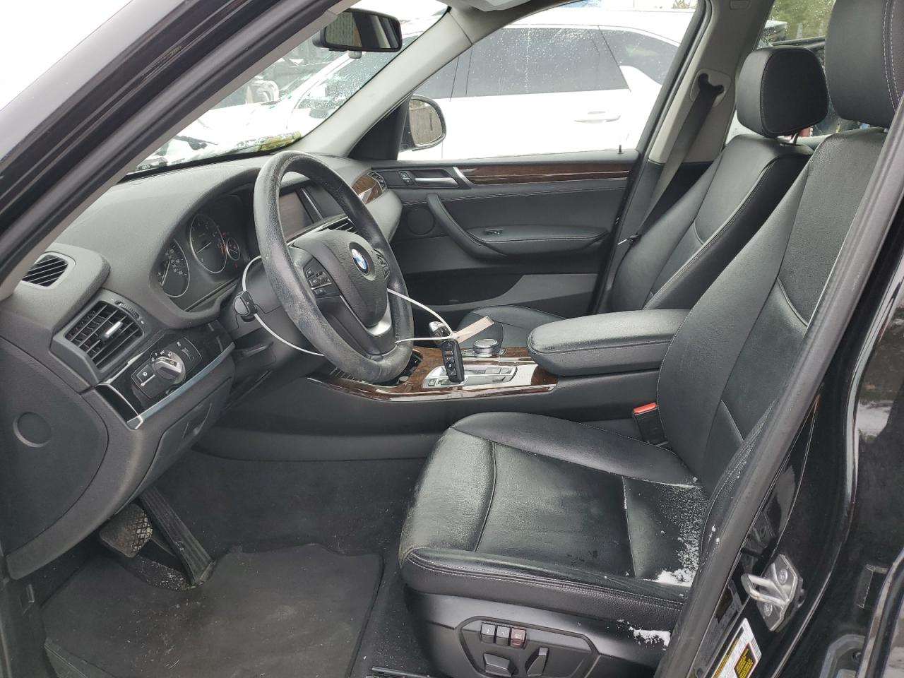 2017 BMW X3 VIN 5UXWX9C51H0T00318 Copart auction photo, front end damage thumbnail 7