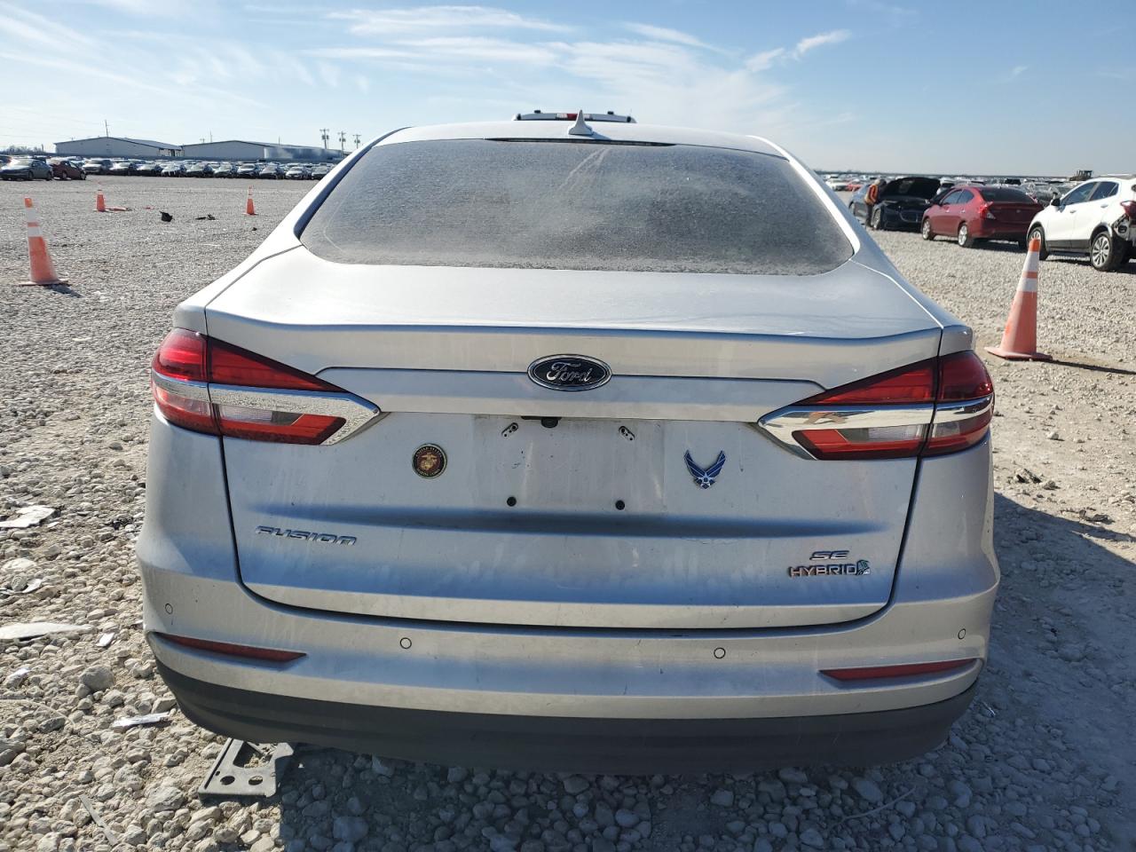 2019 Ford Fusion VIN 3FA6P0LU9KR137645 Copart auction photo, front end / minor dent/scratches damage thumbnail 6