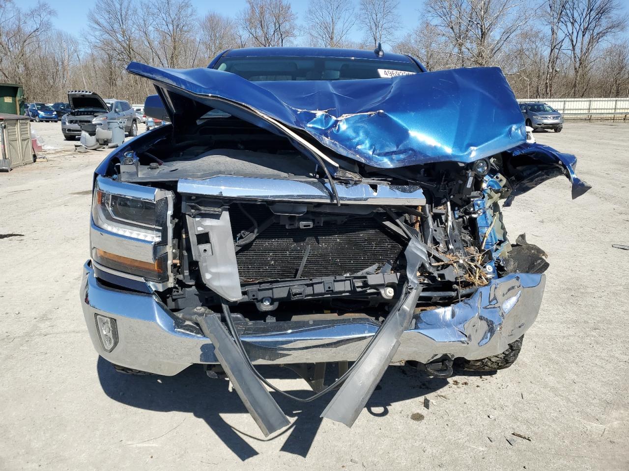 2016 Chevrolet Silverado VIN 1GCVKREC0GZ274439 Copart auction photo, front end / side damage thumbnail 5