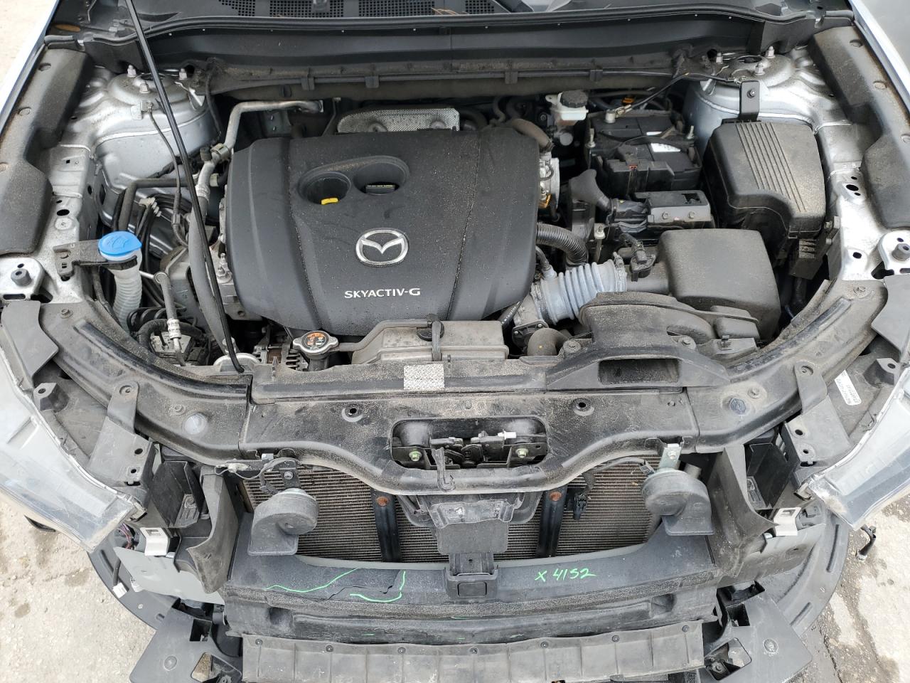 2020 Mazda CX-5 VIN JM3KFBCM7L0735703 Copart auction photo, side / front end damage thumbnail 12