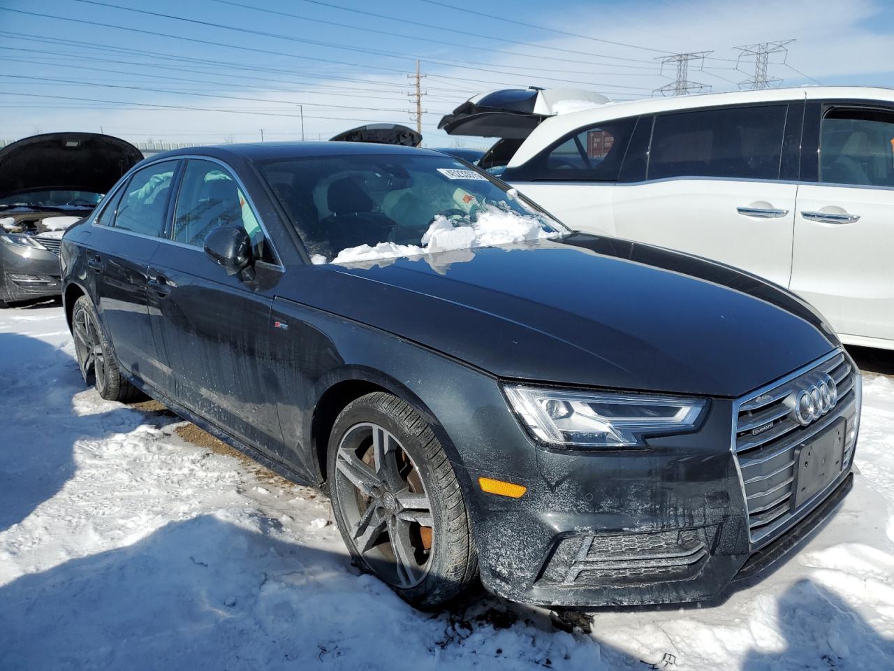 2018 Audi A4 VIN WAUENAF42JN005774 Copart auction photo, all over / side damage thumbnail 4