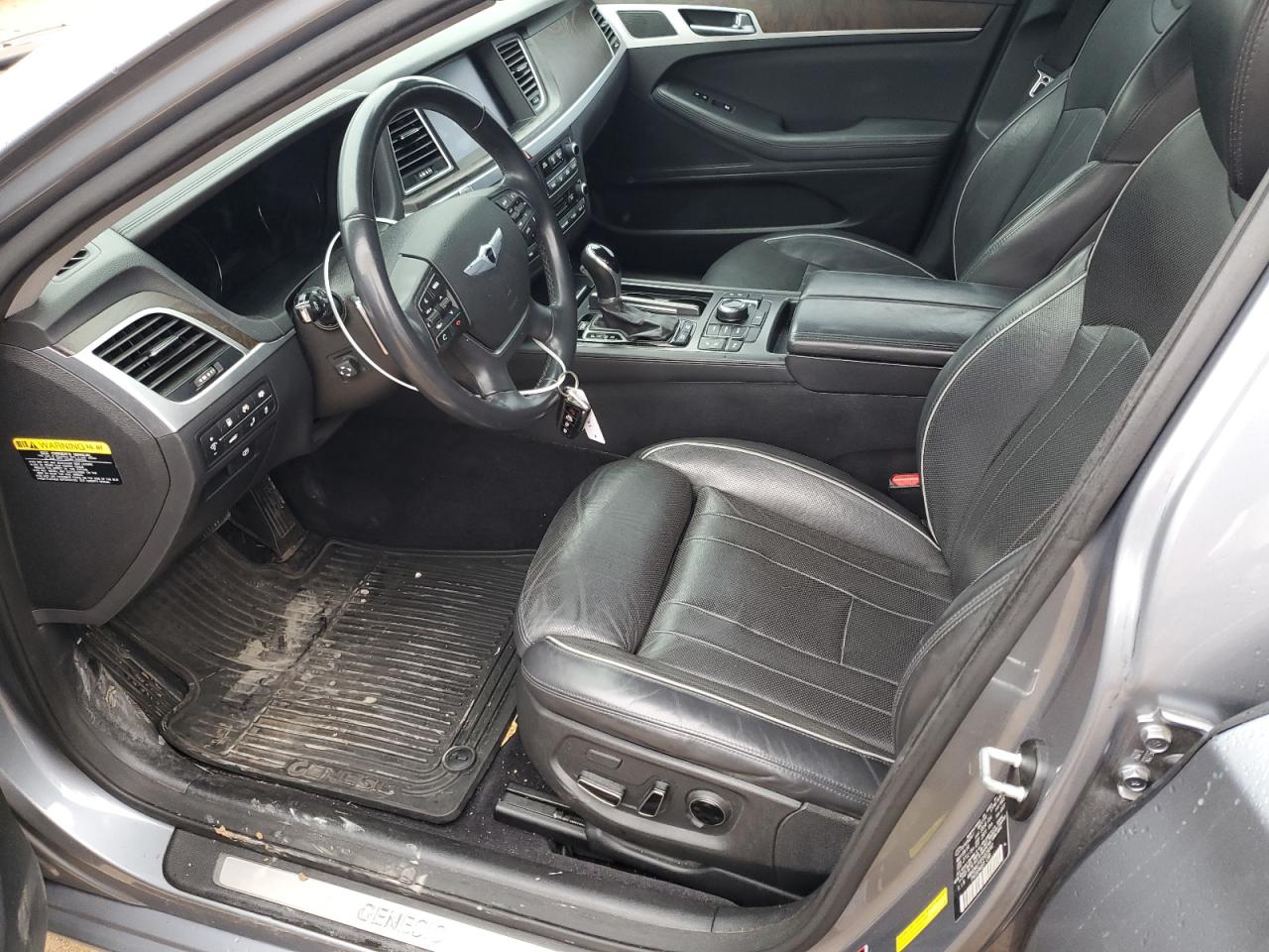 2015 Hyundai Genesis VIN KMHGN4JF4FU025040 Copart auction photo, rear end damage thumbnail 7