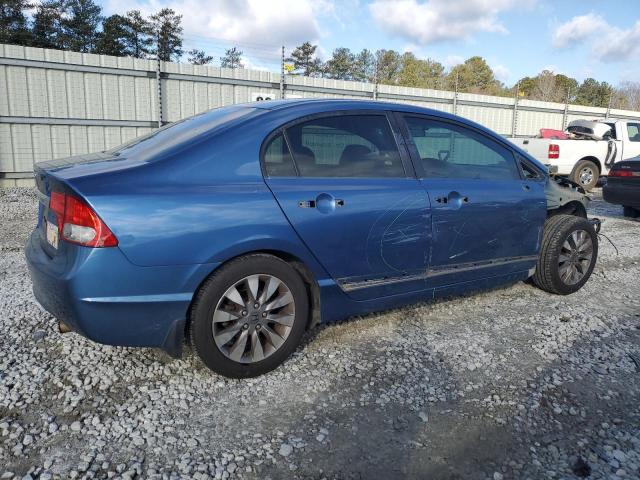 2009 Honda Civic VIN 19XFA16919E003013 Copart auction photo, side / front end damage thumbnail 3