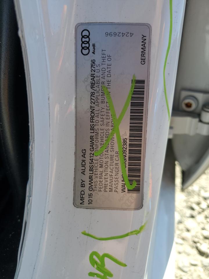 2016 Audi A6 VIN WAUHGAFC9GN092385 Copart auction photo, all over damage thumbnail 13