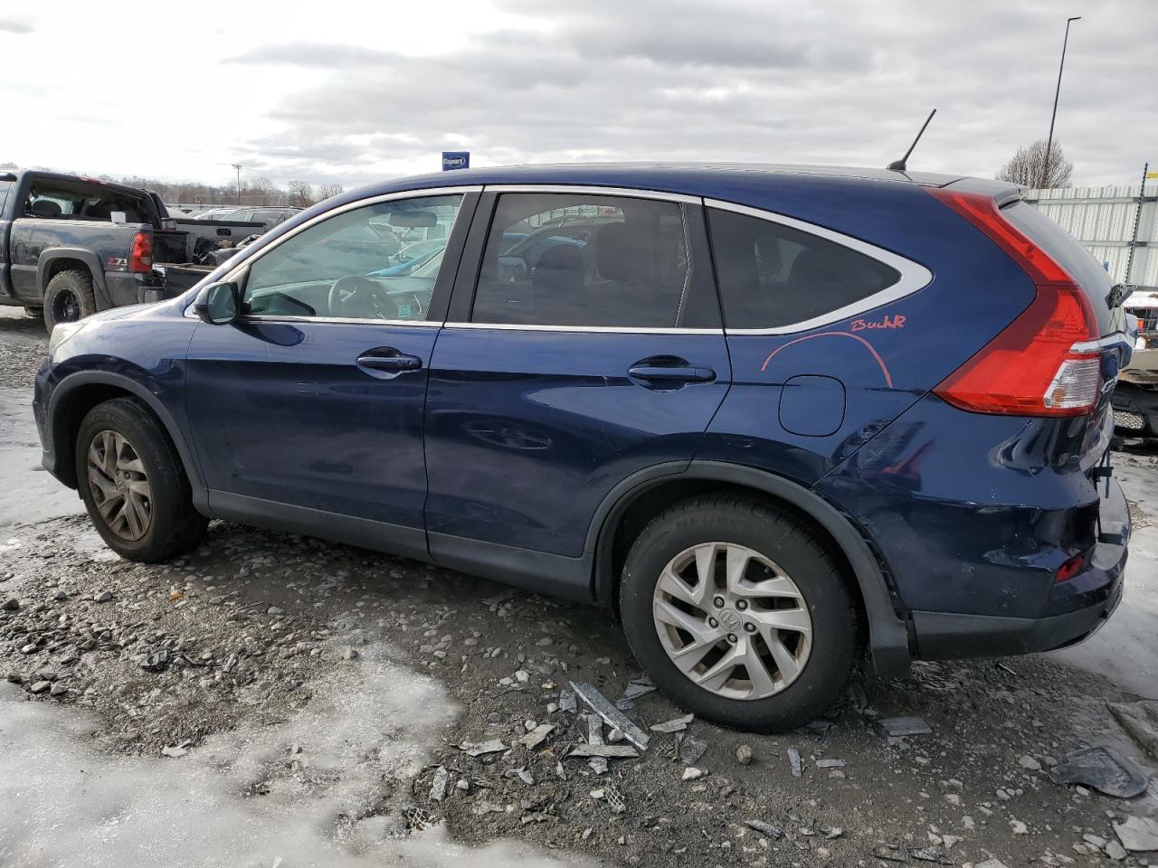 2015 Honda CR-V VIN 2HKRM4H52FH659003 Copart auction photo, rear end damage thumbnail 2