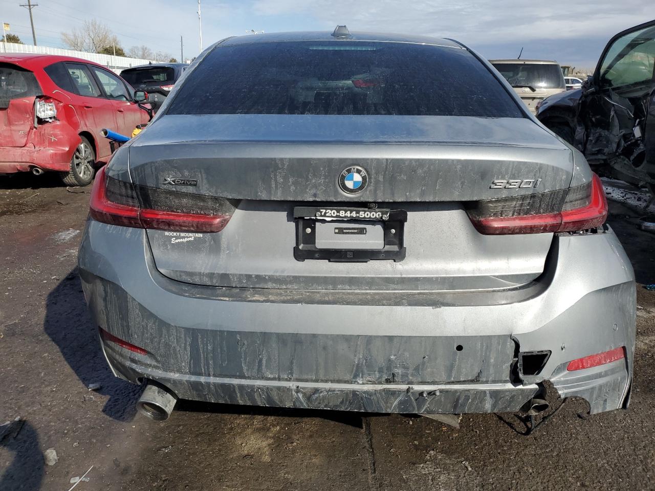 2023 BMW 3er VIN 3MW89FF0XP8D75507 Copart auction photo, rollover damage thumbnail 6