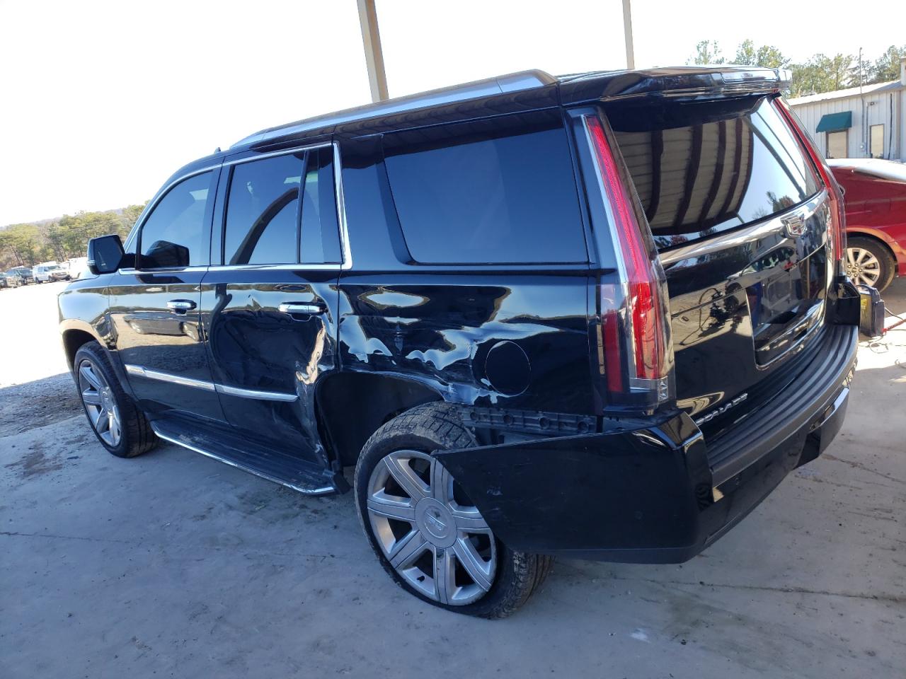 2018 Cadillac Escalade VIN 1GYS3BKJ8JR197833 Copart auction photo, side damage thumbnail 2
