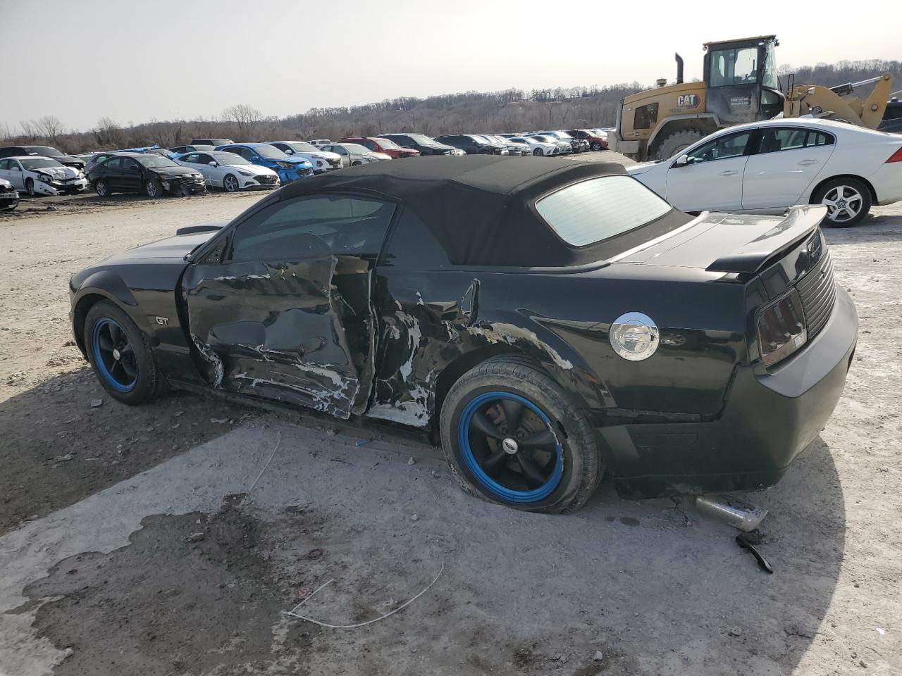 2006 Ford Mustang VIN 1ZVFT85H965172583 Copart auction photo, side / rear end damage thumbnail 2