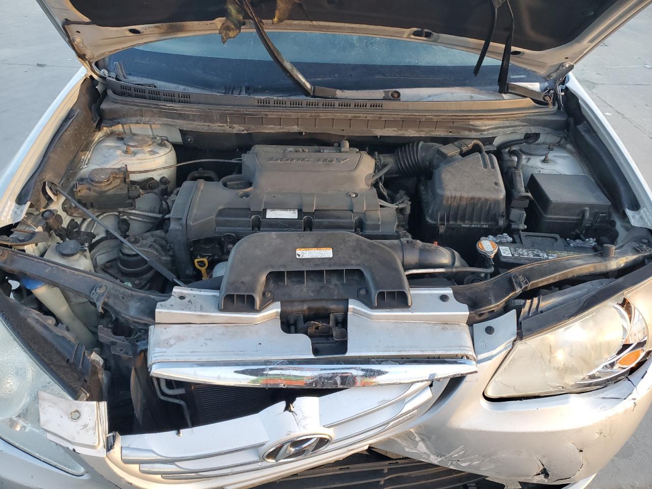 2010 Hyundai Elantra VIN KMHDU4AD9AU989811 Copart auction photo, front end damage thumbnail 11